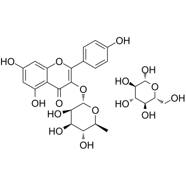 Kaempferol-3-O-glucorhamnoside 40437-72-7